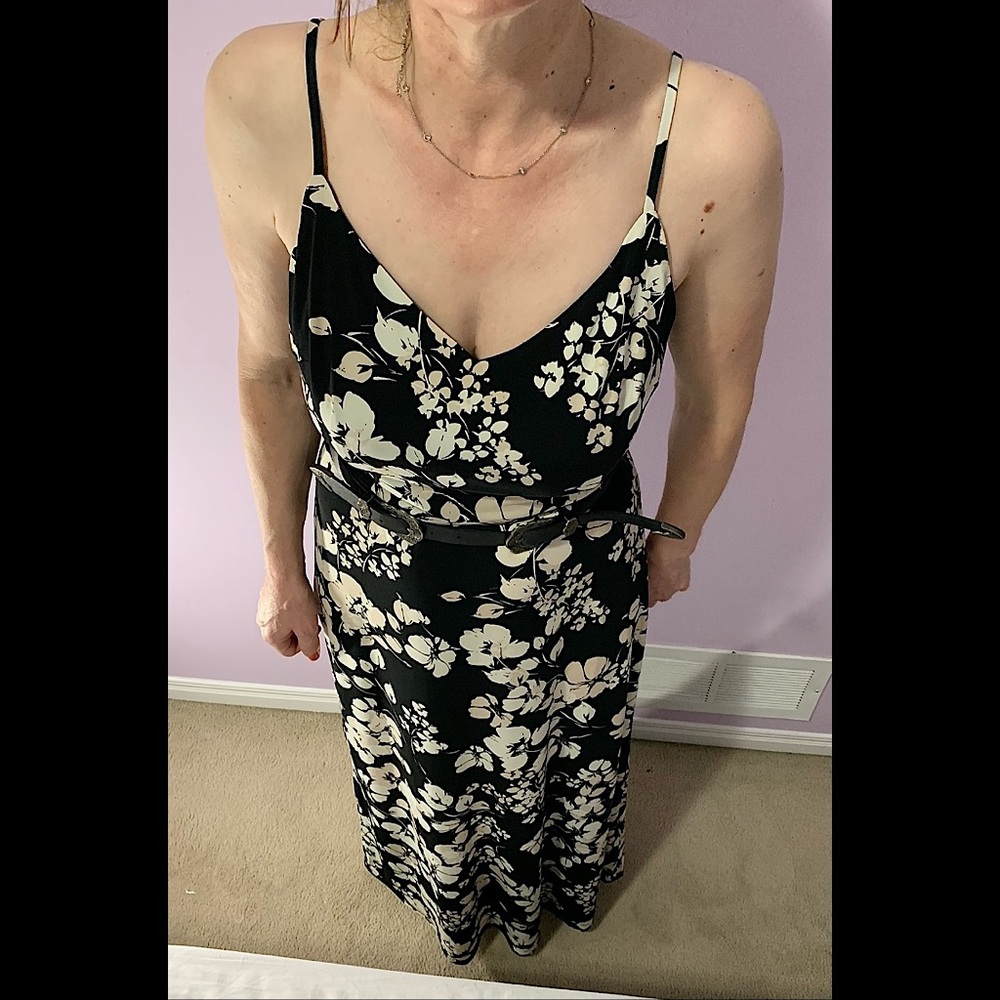 Calvin klein maxi floral dress